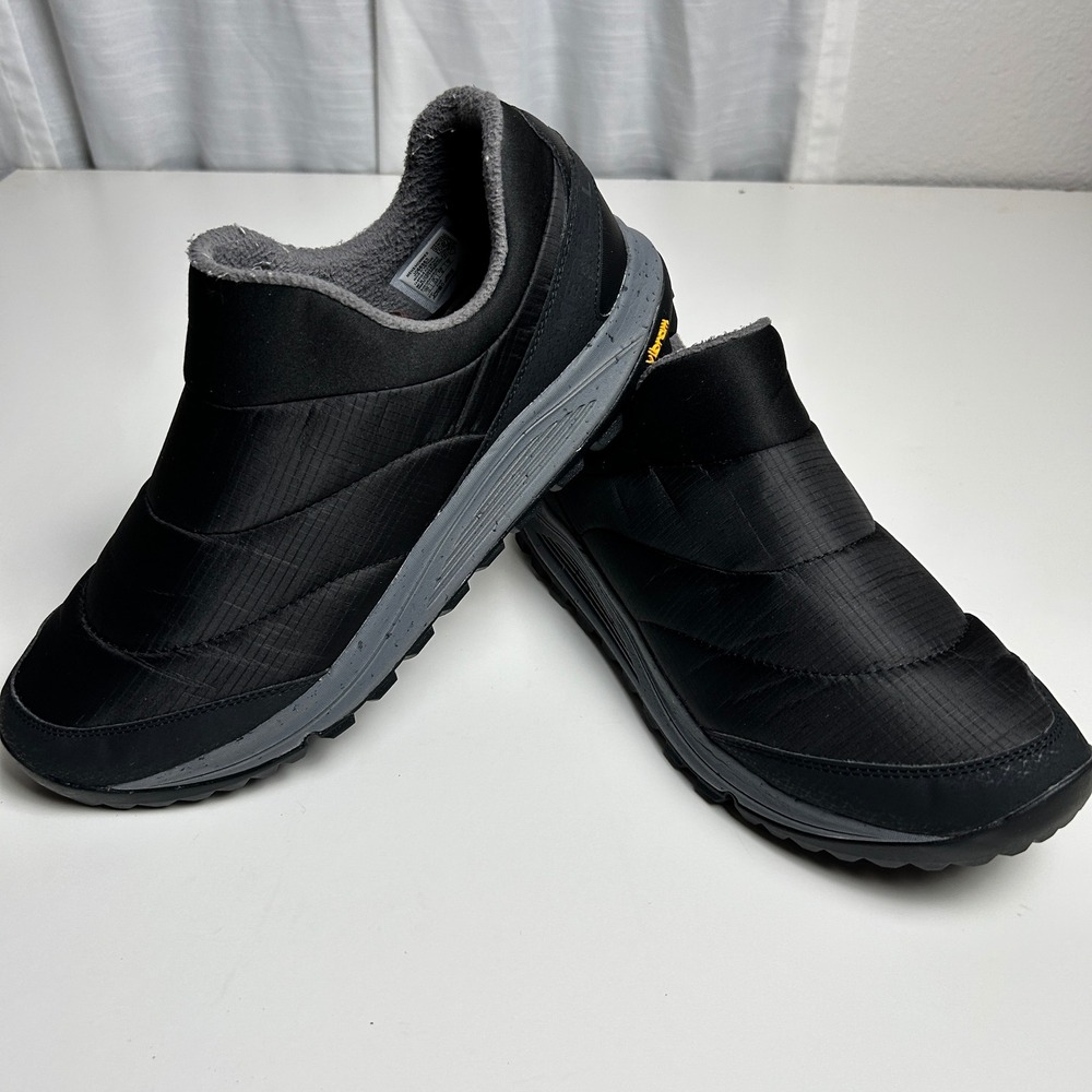 Merrell Nova Sneaker Moc Black Rock Mens 13 Quilted Fleece Slip On J066953